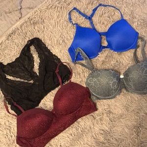 4 for 1!! PINK & VICTORIA’S SECRET Bras/Bralettes